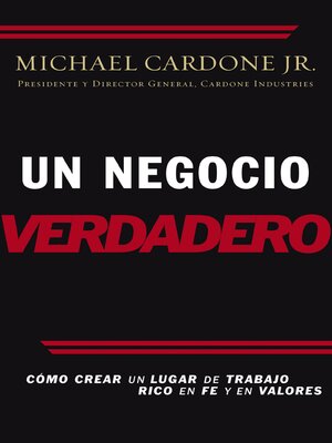 cover image of Un negocio verdadero